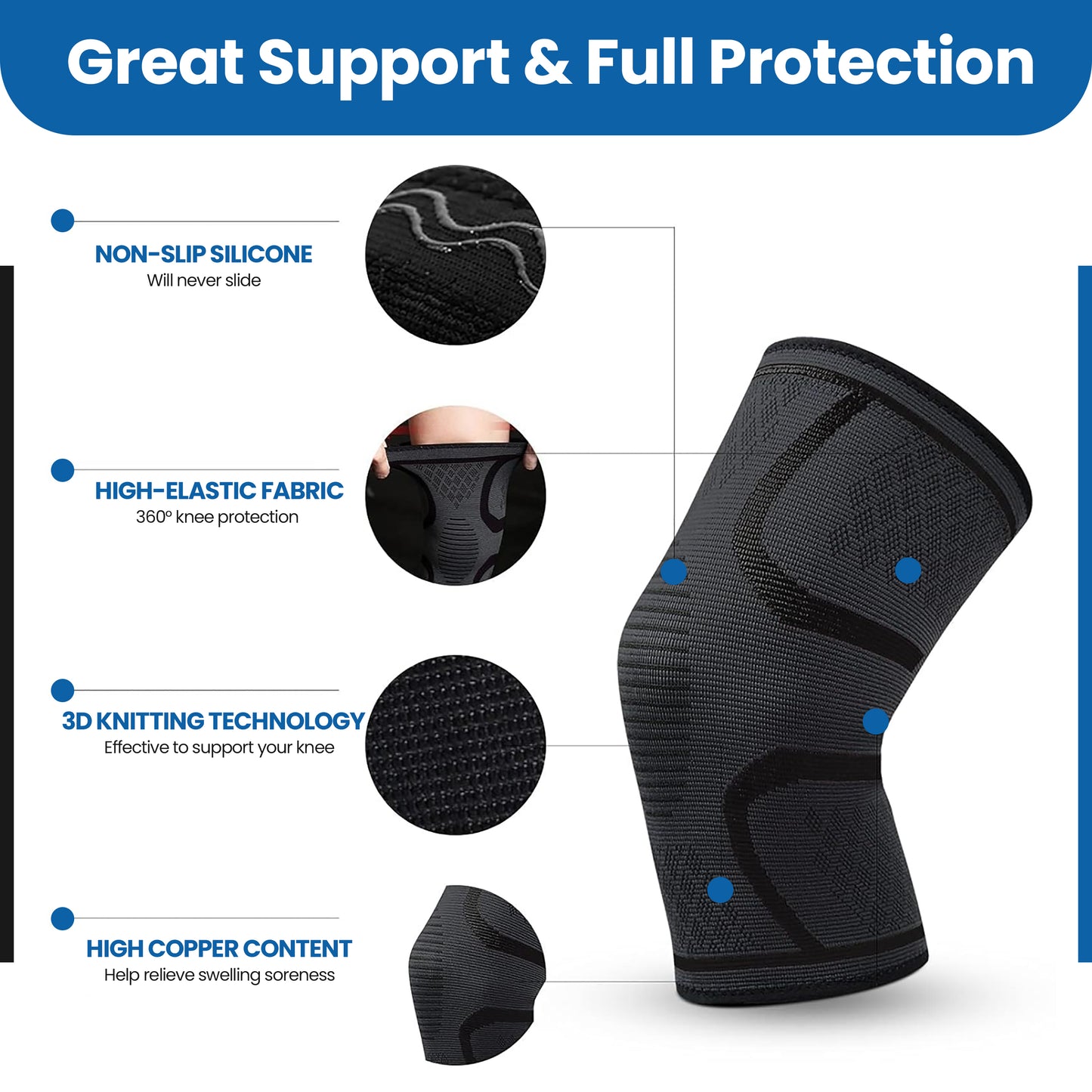 FlexiSupport Knee Brace – Stabilise Joints, Reduce Pain & Boost Mobility