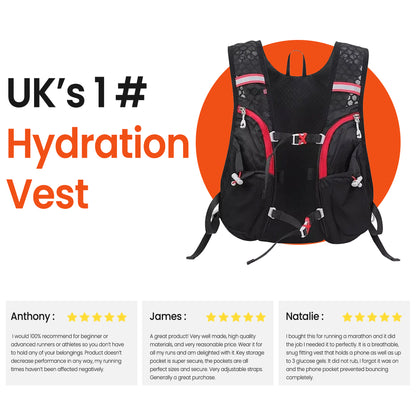 HydraStride Running Hydration Vest – Stay Light, Stay Hydrated