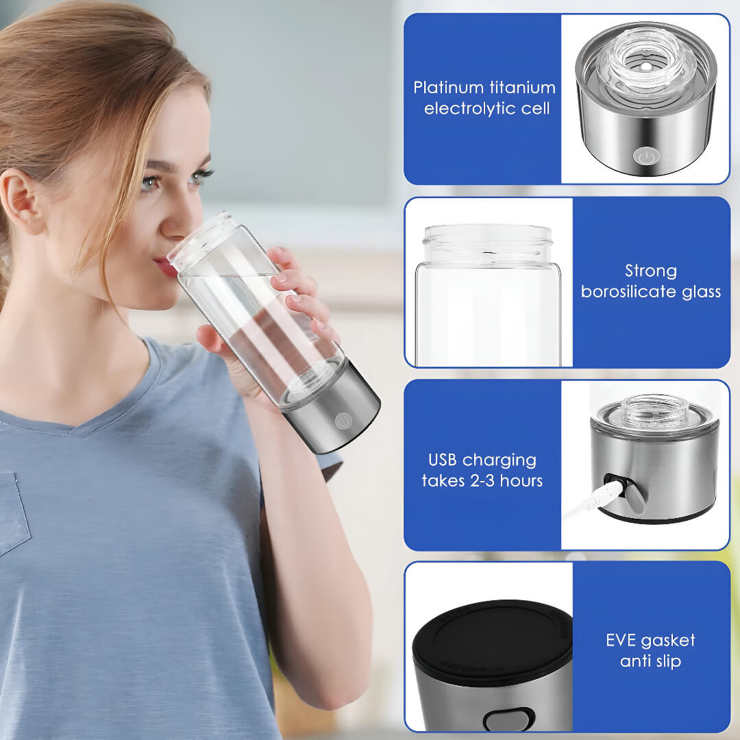 Hydration Hydrogen Water Bottle