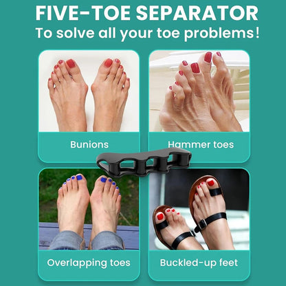 5-Toe Gel Separators – Correct, Align & Relieve Foot Pain Naturally