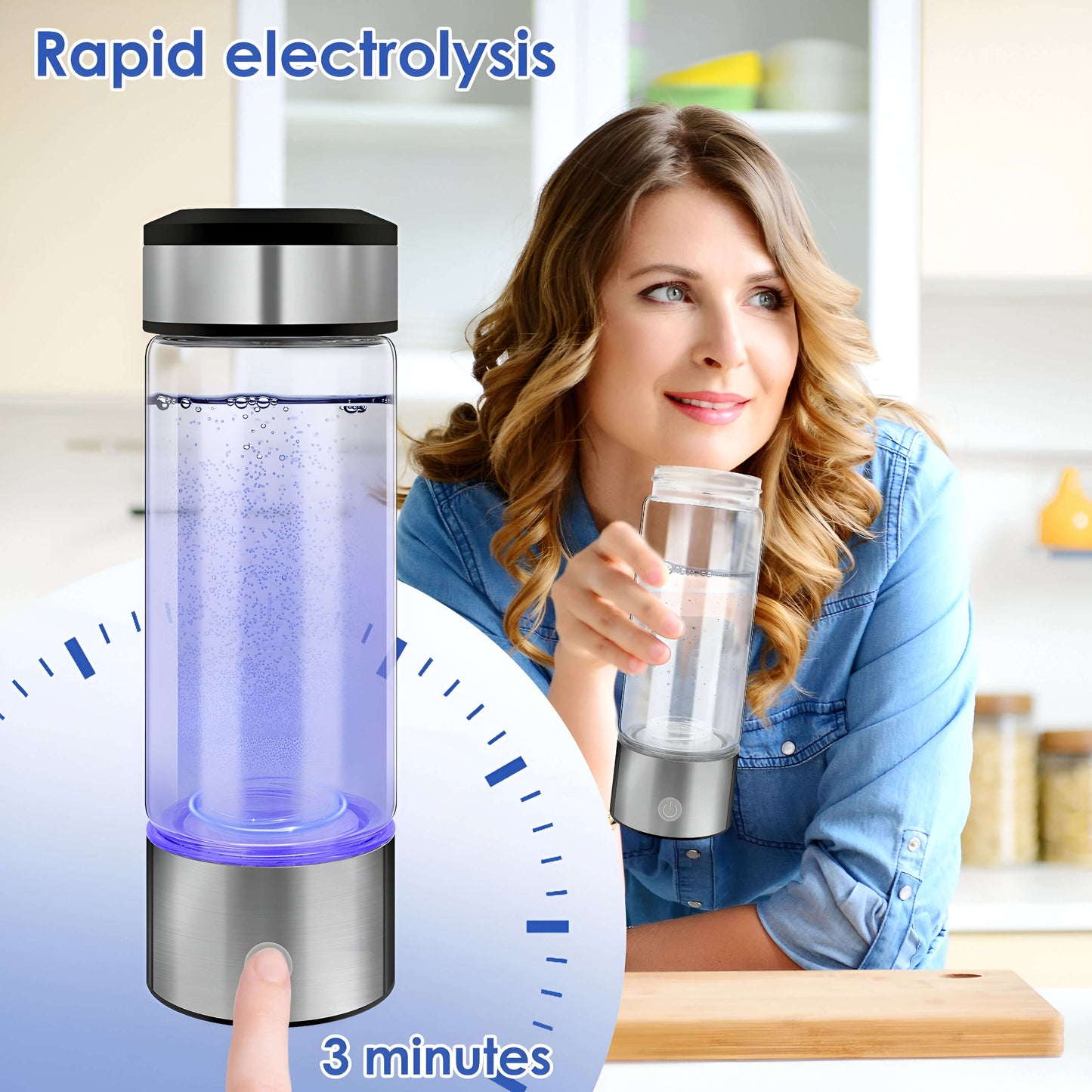 Hydration Hydrogen Water Bottle